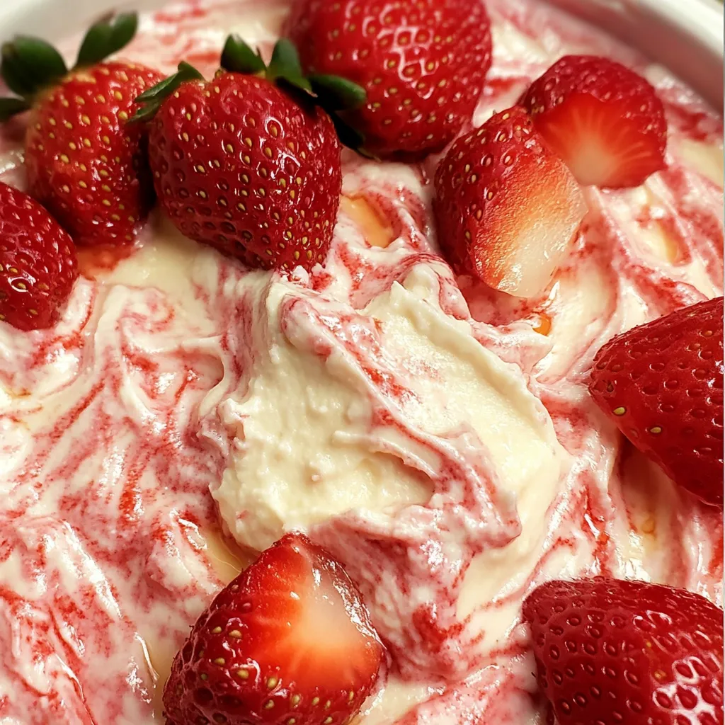 Creamy Strawberry Cheesecake Dip with Fresh Berries and Vanilla Cookies - secondary view